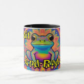 Ribbit en Radiate Frog - Boho Psychedelic Vibes Mok (Midden)