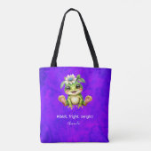 Ribbit Fright Delight Halloween Frog Draagtas (Achterkant)