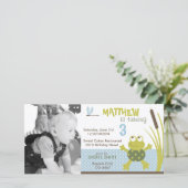 Ribbit Natation Frog Anniversaire Invitation PC (Debout devant)