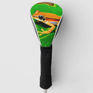 "Ribbit Ready: Froggy Fairway Protector" "Hop to t Golfheadcover
