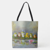 Ribbit River - Sac fourre-tout peint (Devant)