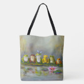 Ribbit River - Sac fourre-tout peint (Dos)