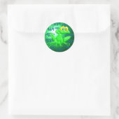 Ribbit! Ronde Sticker (Tas)