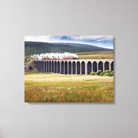 Ribblehead Viaduct Canvas Afdruk (Voorkant)