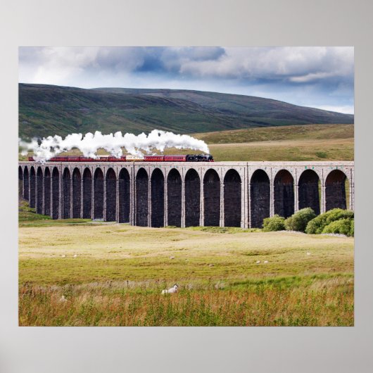 Ribblehead Viaduct Poster/Afdruk Poster (Voorkant)