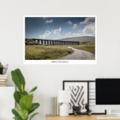 Ribblehead Viaduct, Ribblehead, Yorkshire, Engelan Poster (Thuiskantoor)