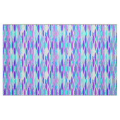 Ribbon-afdruk halverwege de eeuw - violet en aqua stof (Fat Quarter)