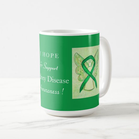 Ribbon Art Café Mug (Devant droit)