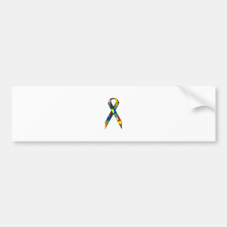Ribbon Autisme Awareness Bumpersticker