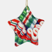 RIBBON CANDY Céramique Star Ornement (Droite)