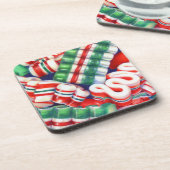 RIBBON CANDY Dessous de verre en plastique dur (Côté gauche)