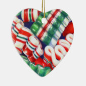 RIBBON CANDY en céramique ornement coeur (Droite)