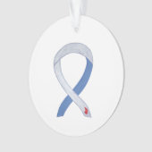 Ribbon de sensibilisation au diabète IDDM ornement (devant)