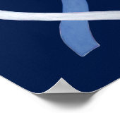 Ribbon de sensibilisation au diabète IDDM Poster p (Coin)