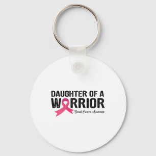 Ribbon dochter van een krijger borstkanker Awarene Sleutelhanger