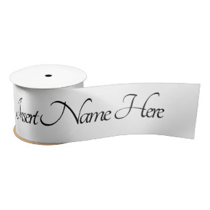 Ribbon / Gepersonaliseerd naam Satin Ribbon Lint