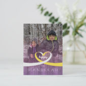 Ribbon Heart Briefkaart (Staand voorkant)