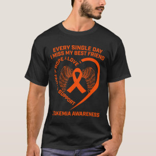 Ribbon Heart Leukemie Bewustzijn Geheugen van best T-shirt