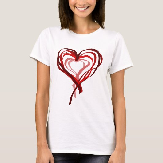 Ribbon Heart T-shirt (Voorkant)