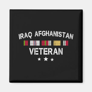 Ribbon IraIrak: Veteran Pride Service Magneet