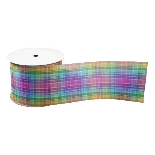 Ribbon - Rainbow Madras Lint (Spoel)