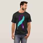 Ribbon Suicide Awareness Mental Health For Men Wom T-shirt (Voorkant volledig)