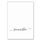 Ribbon Swash Handtekening Naam Plaats Kaarten (Voorkant)