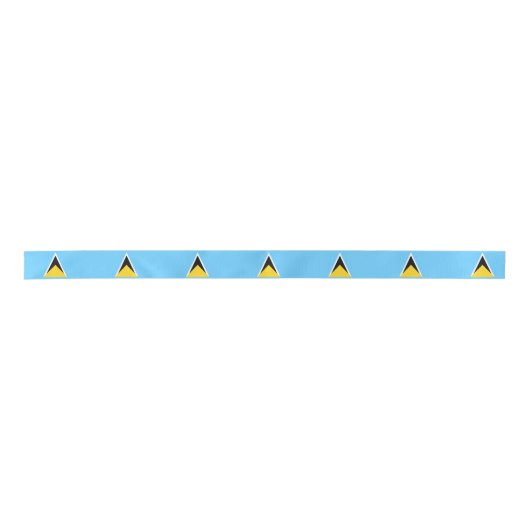 Ribbon van de Saint Luciaanse vlag Lint (Voorkant)