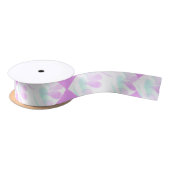 Ribbon van Fuchsia en Turquoise Leaves Lint (Spoel)