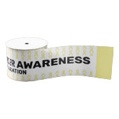 Ribbon van het arcoma-/botkankerwaarschuwingspatro grosgrain lint (Spoel)