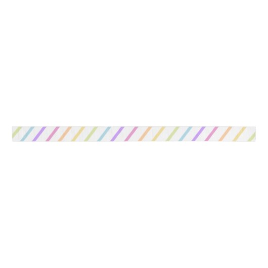Ribbon van regenboogstrips grosgrain lint (Voorkant)