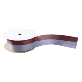 Ribbon van wijn en blauwgrijs Satin Lint (Spoel)