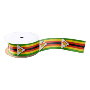 Ribbon van Zimbabwaanse vlag Lint