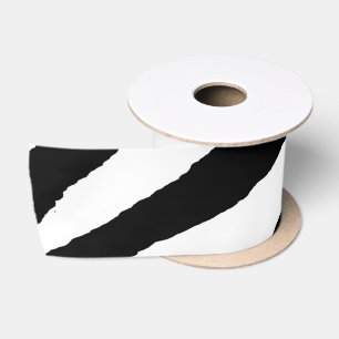 Ribbon voor zwarte en witte Zebra Lint