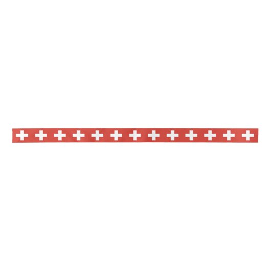 Ribbon, Zwitserse vlag Lint (Voorkant)