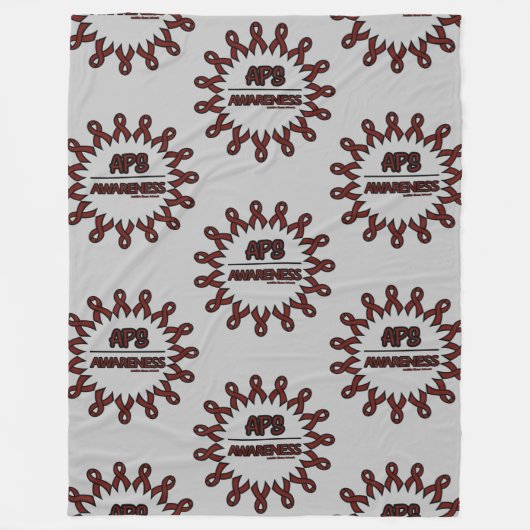 Ribbons/Cirkel...APS Fleece Deken (Voorkant)