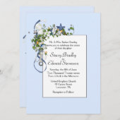 Ribbons en Starfish Bubbles Blue Kaart (Voorkant / Achterkant)