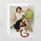 Ribbons omhoog briefkaart (Voorkant / Achterkant)