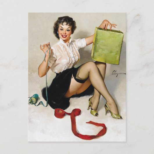 Ribbons omhoog briefkaart (Voorkant)