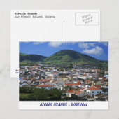Ribeira Grande, Azoren Briefkaart (Voorkant / Achterkant)