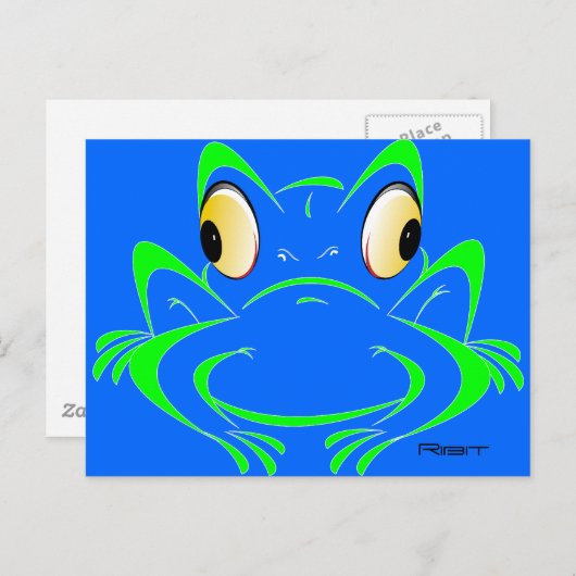 Ribit Briefkaart (Voorkant / Achterkant)