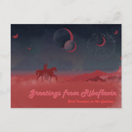 Riboflavine-Briefkaart Briefkaart (Voorkant)