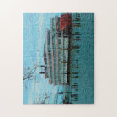 Ribreedat Stern Wheeler Oregon. Legpuzzel (Verticaal)