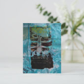 Ribs Circus random mixed media collage Briefkaart (Staand voorkant)