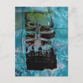 Ribs Circus random mixed media collage Briefkaart (Voorkant)