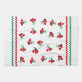 Ric Rac en Cherries Kitchen Towel Theedoek (Horizontaal)