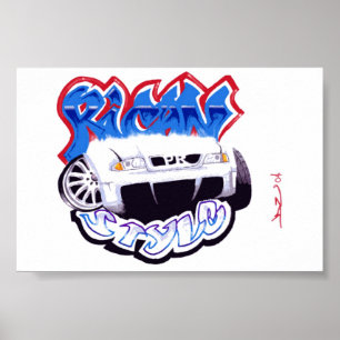 Ricaanse stijl poster