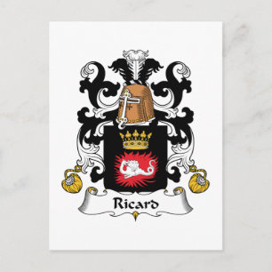 Ricard Family Crest Briefkaart