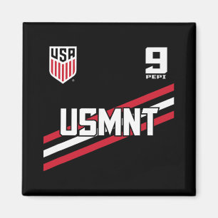 Ricardo Pepi 9 Navy Usmnt Officieel Gelicentieerd Magneet