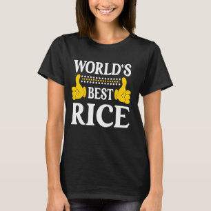 Rice Achternaam Funny Team Familie Achternaam Worl T-shirt
